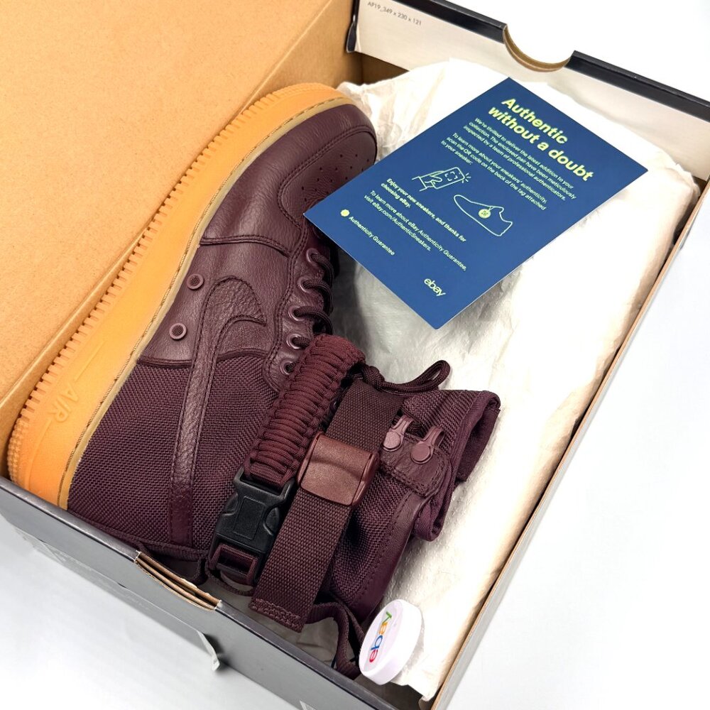 Nike SF Air Force 1 'Deep Burgundy' - Picture 2 of 12